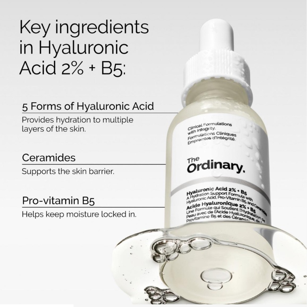 The Ordinary Hyaluronic Acid skincare serum hydrate skin - Picture 2 of 2